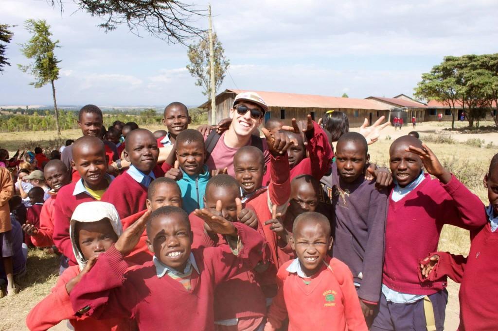 Hanging with the children of Oloirien Primary School in Massai Mara, Kenya.