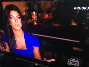 Teresa Giudice from the Real Housewives of New Jersey on Bravo Channel.