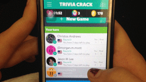 Trivia Crack games with different friends