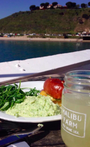 Delicious lunch on the Malibu Pier