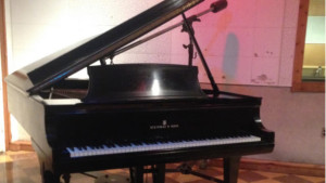 Elvis' favorite piano located inside Studio B used to warm up before recording his songs
